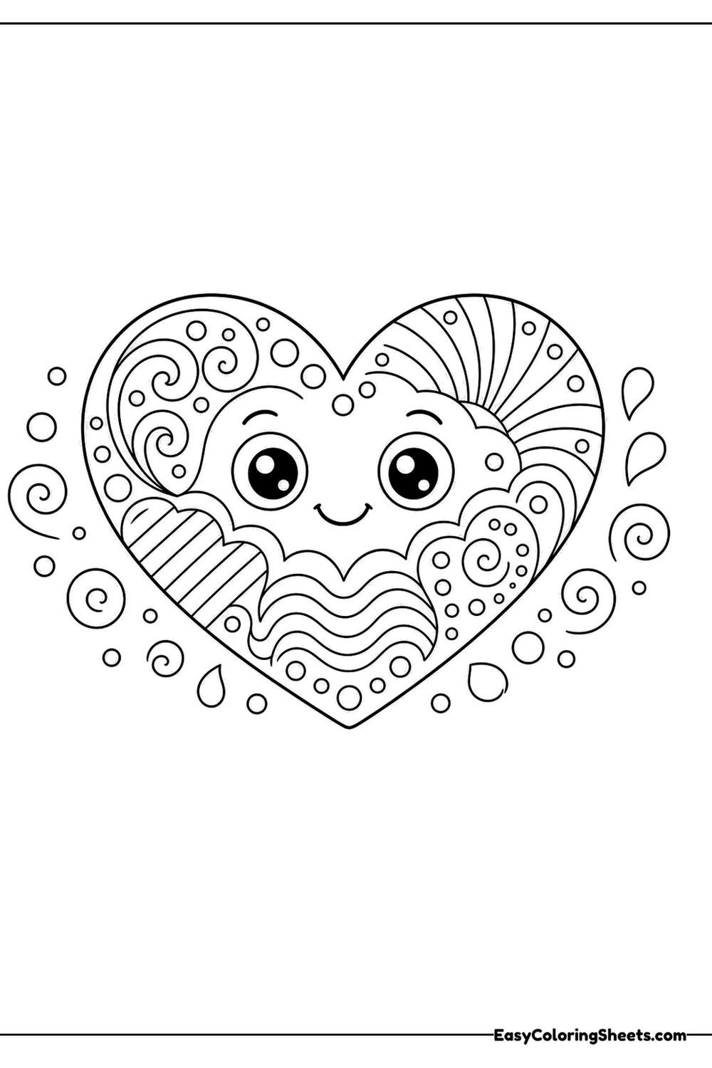 Flower Pattern Pdf Simple 4 Zentangle Coloring Pages (Free PDF Printables) | Easy Coloring Sheets