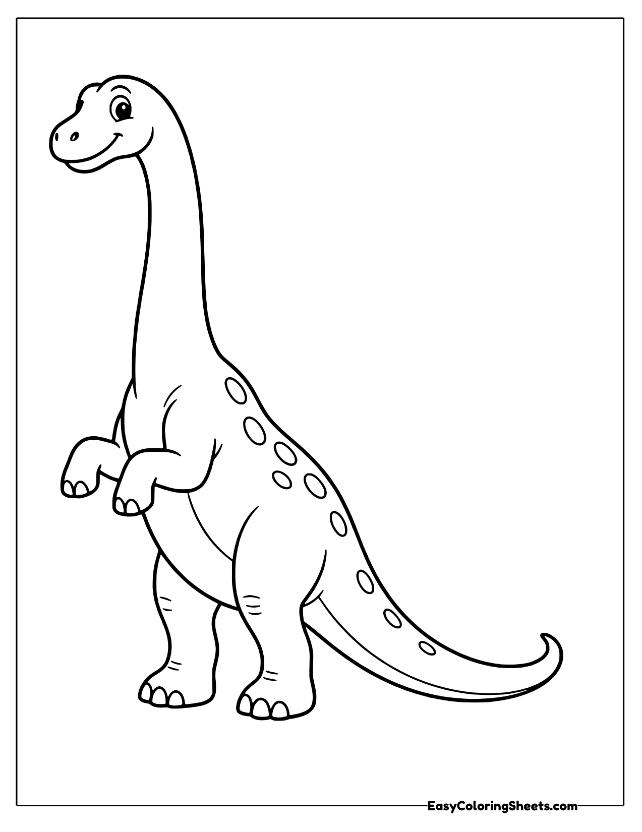 Brachiosaurus rearing up on its back legs