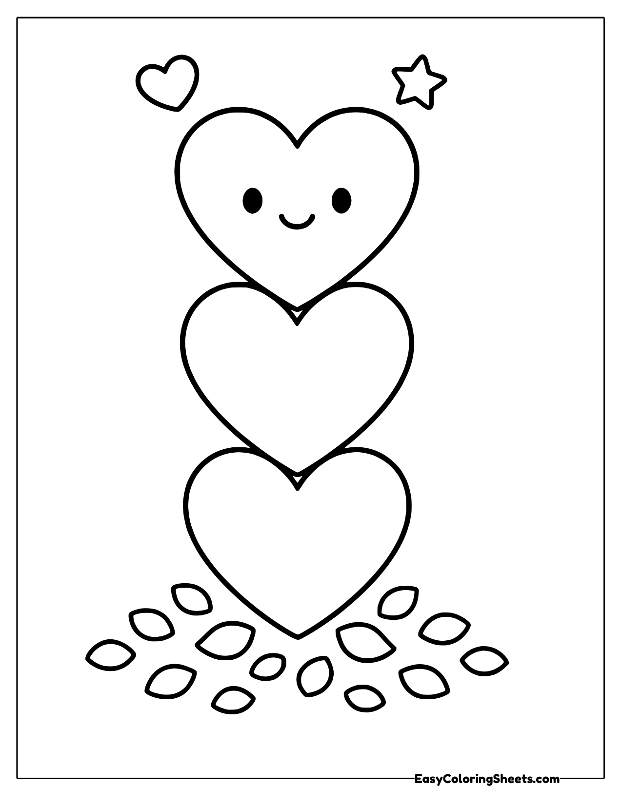 15 Valentine Coloring Pages (Free PDF Printables) | Easy Coloring Sheets