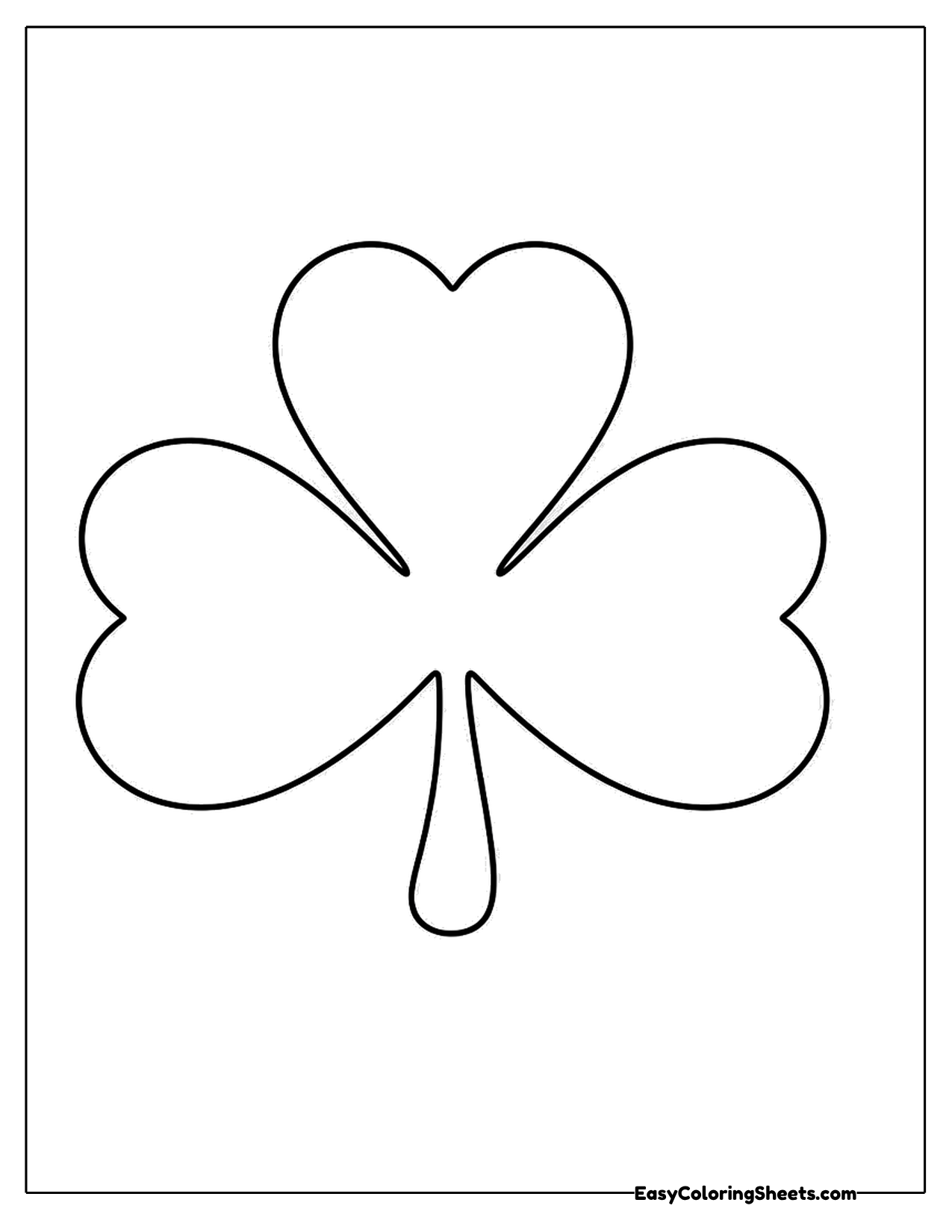 8 Shamrock Templates (Free PDF Printables) | Easy Coloring Sheets