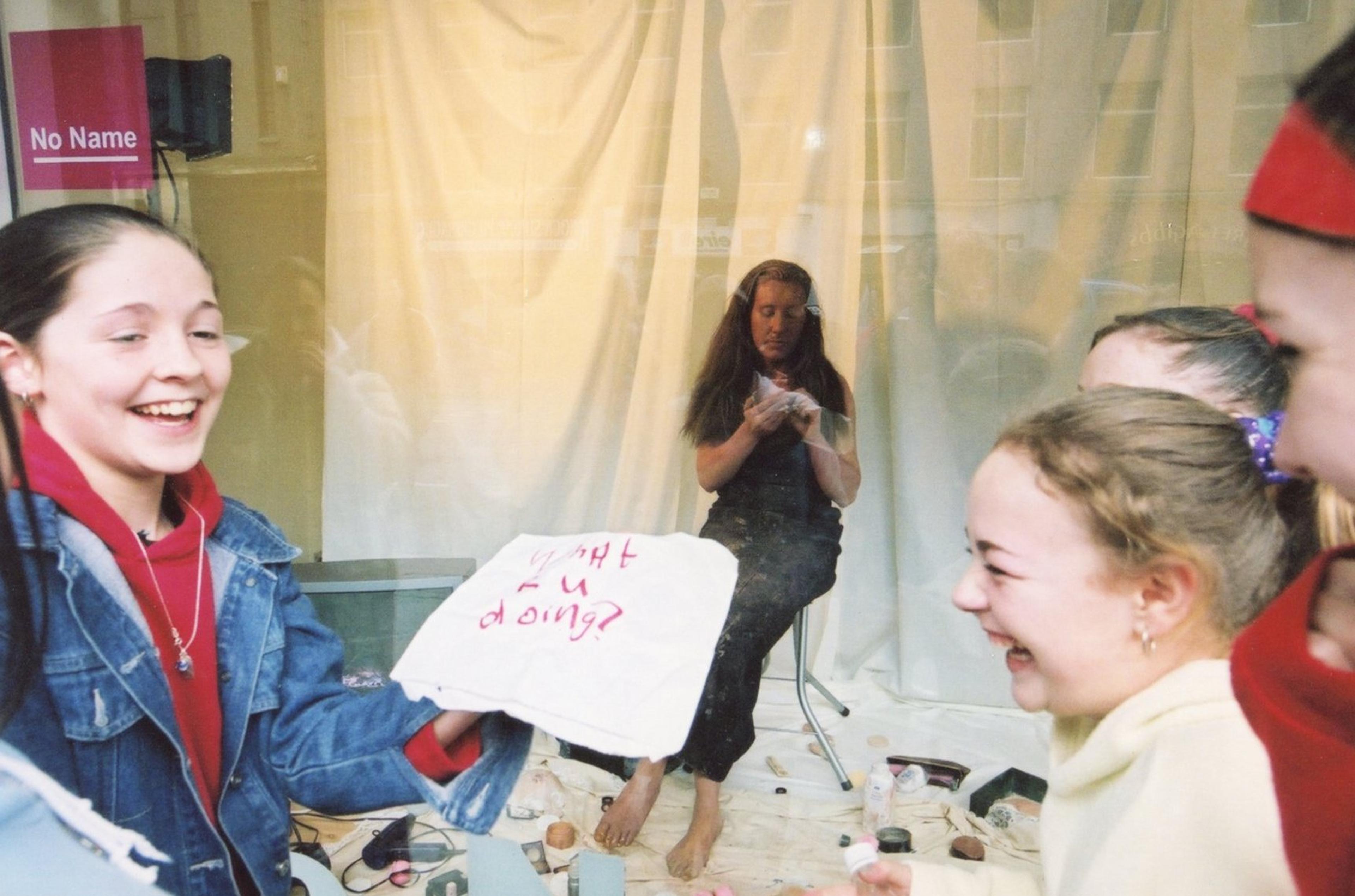 (2002) Áine Phillips, Immaculate Make-Over, 16 March 2002, three-hour performance