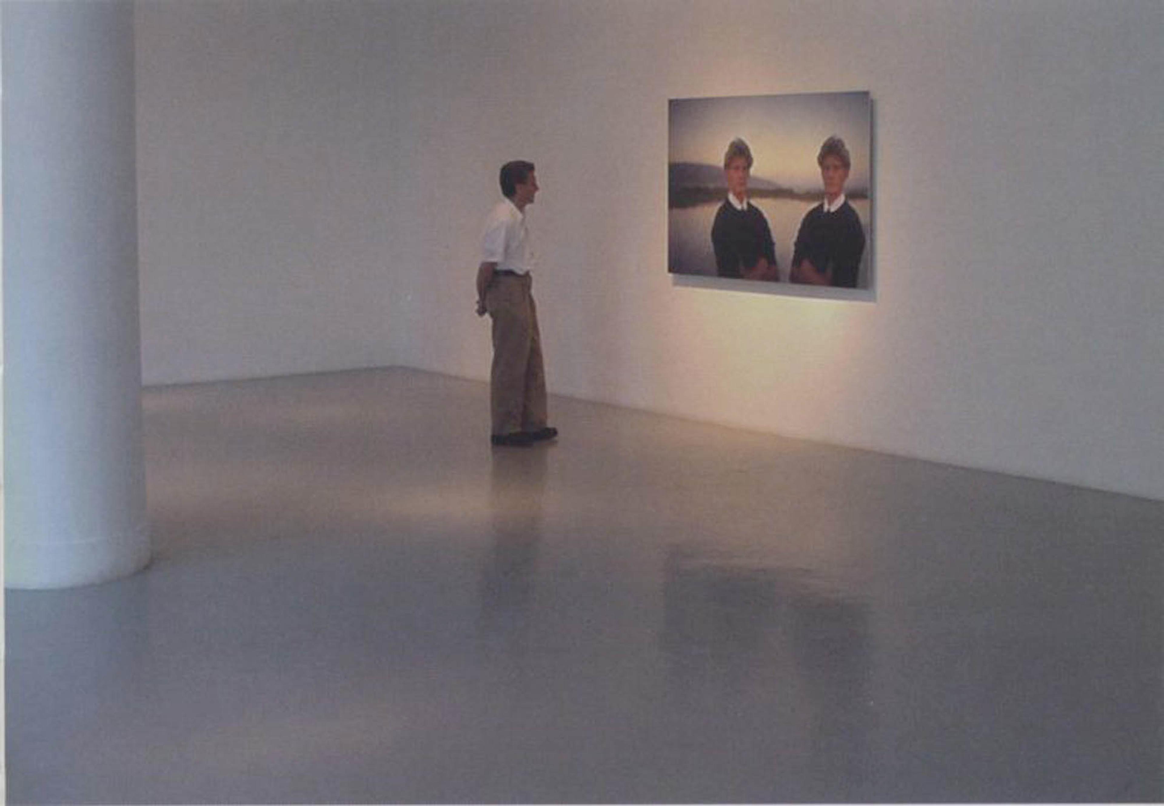 (2001) John Gerrard, Double Portrait: Ryan in LA, 2000, laser direct c-type print mounted on sintra, 203 x 152 cm.