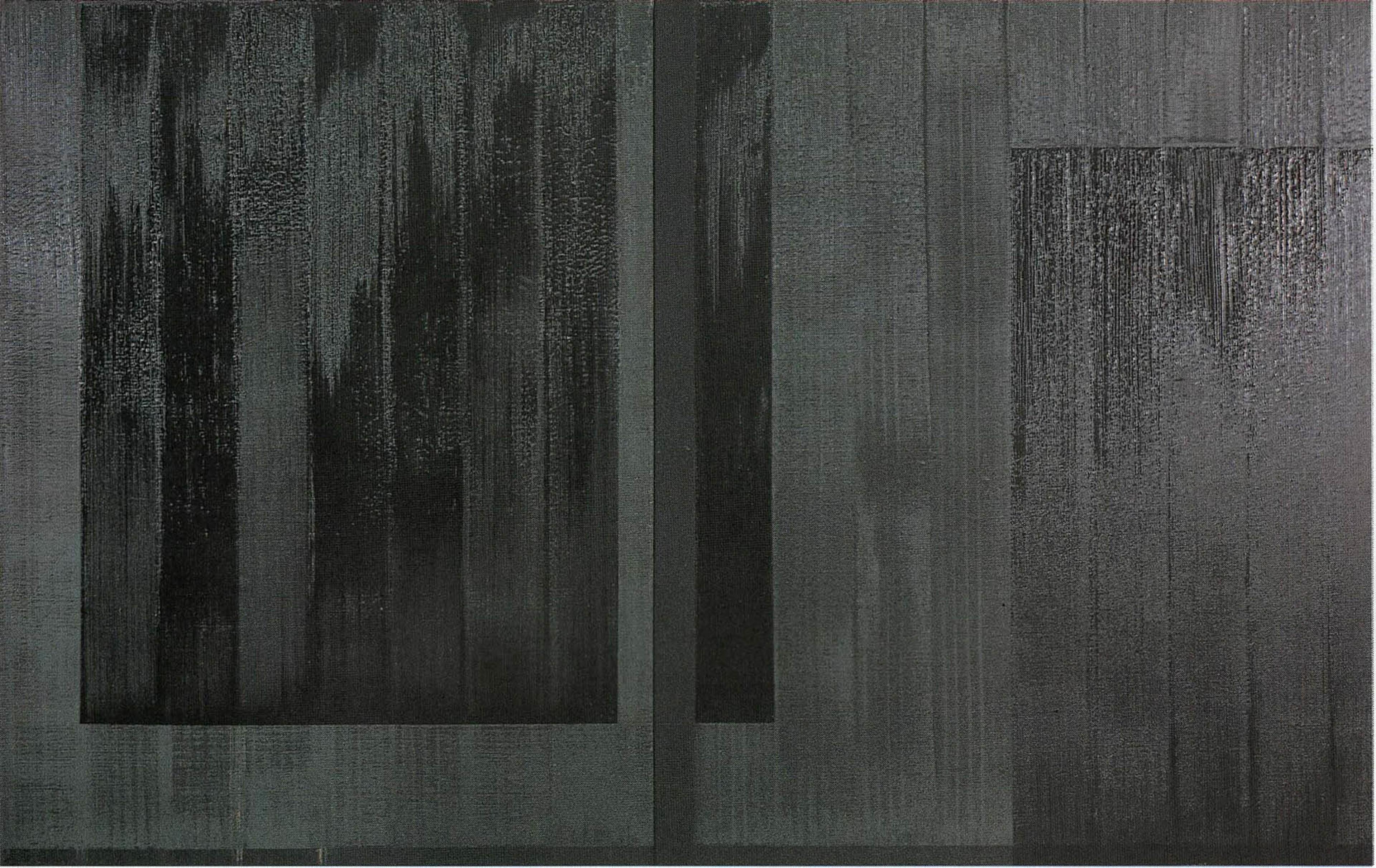 (1998) Ciarán Lennon, Horizontal Hold_, 1998, oil on linen, diptych, 183 x 314 cm. 