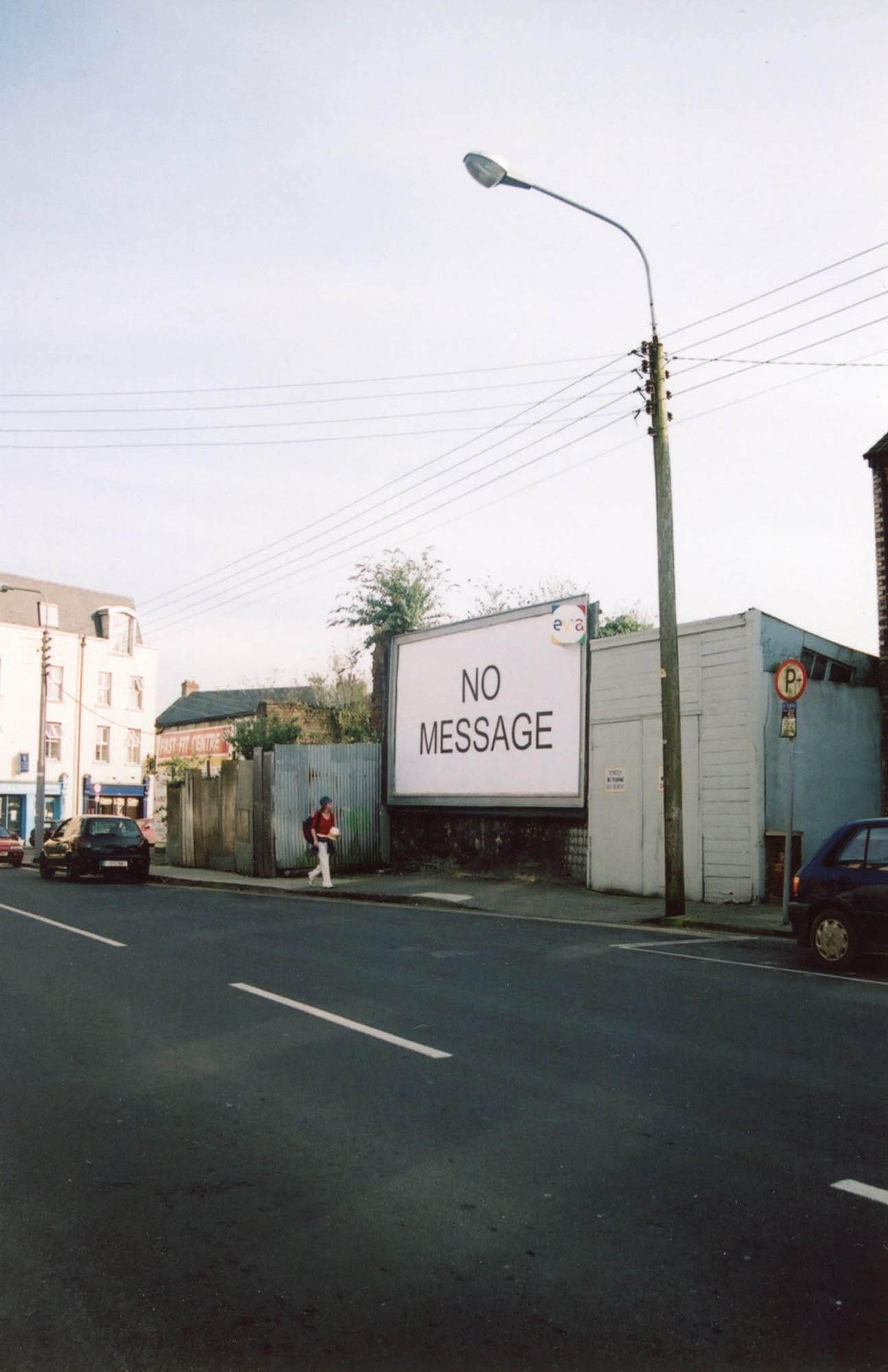 (2002) Ronan Sharkey, No Signs, 2002, billboard.