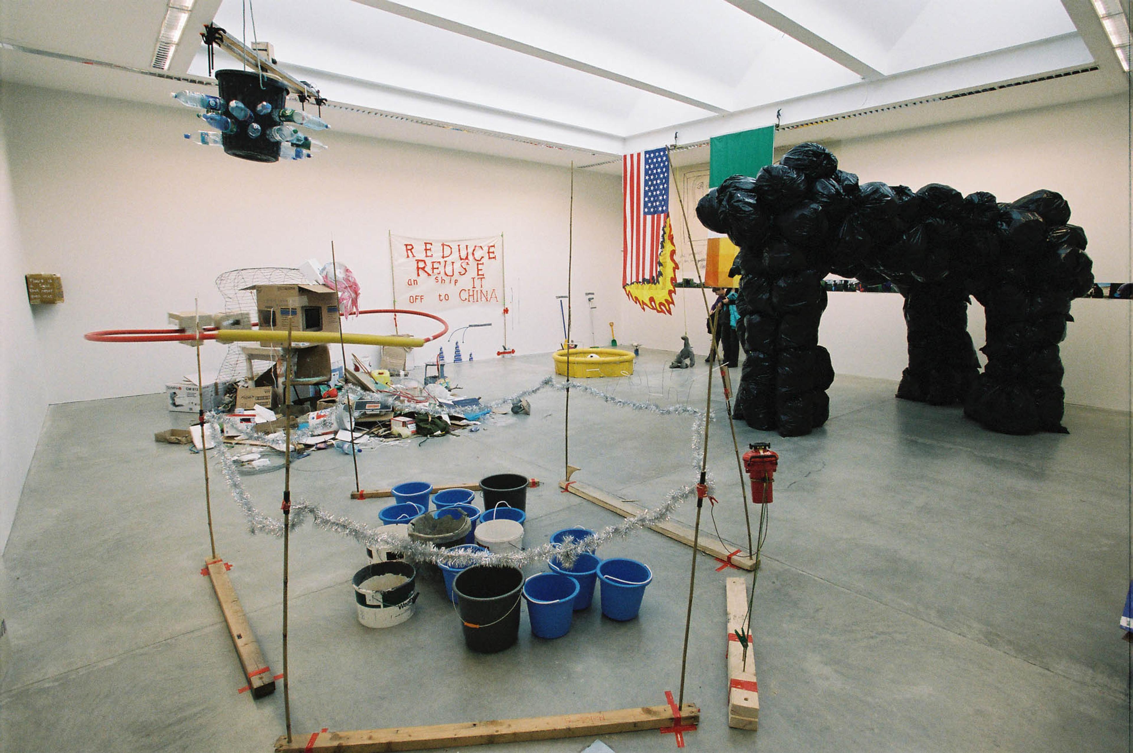 (2006) Nevan Lahart, Every Man, Woman and Child for themselves and God against All, 2006, mixed media installation.