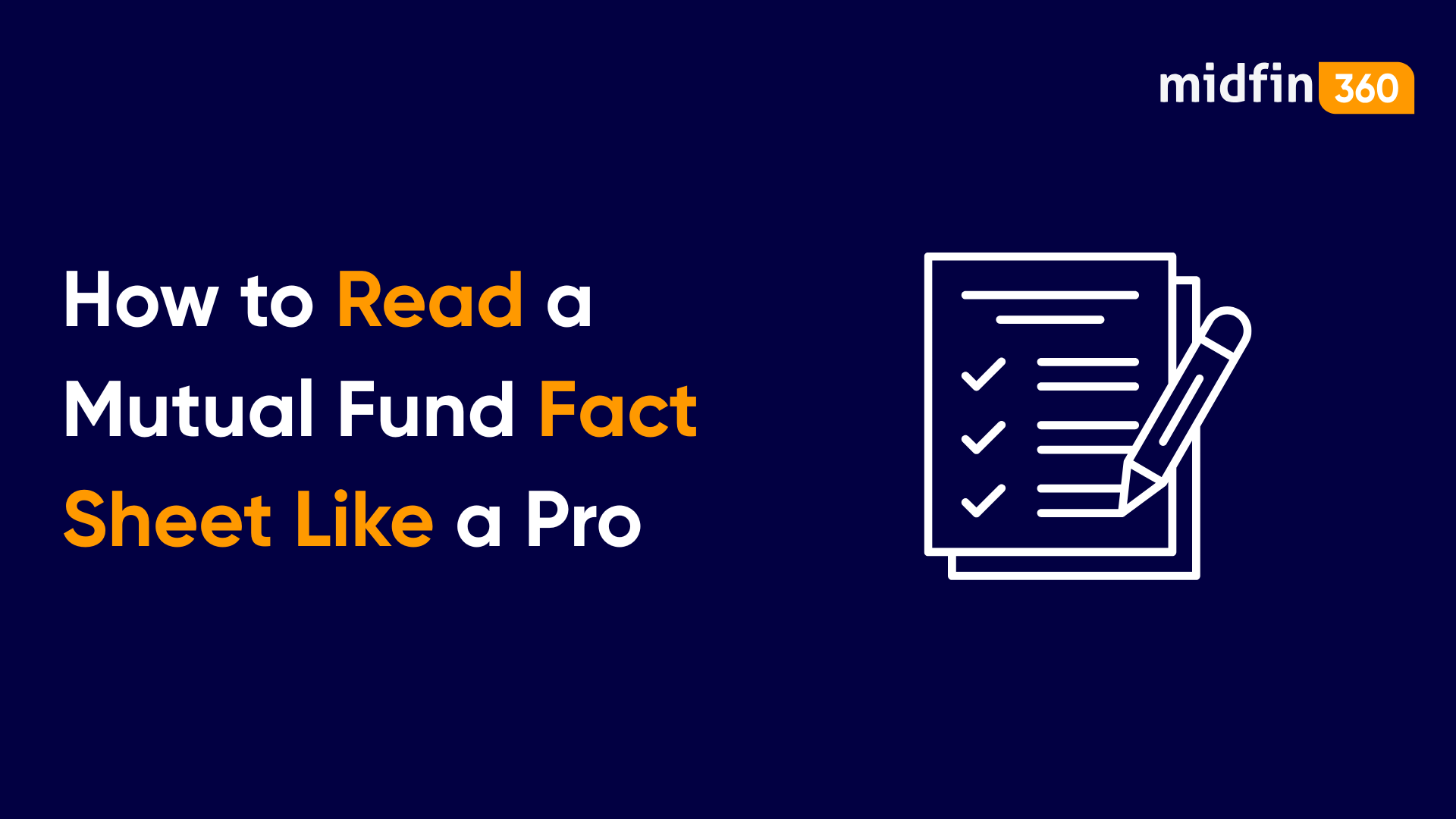 How to Read a Mutual Fund Fact Sheet Like a Pro