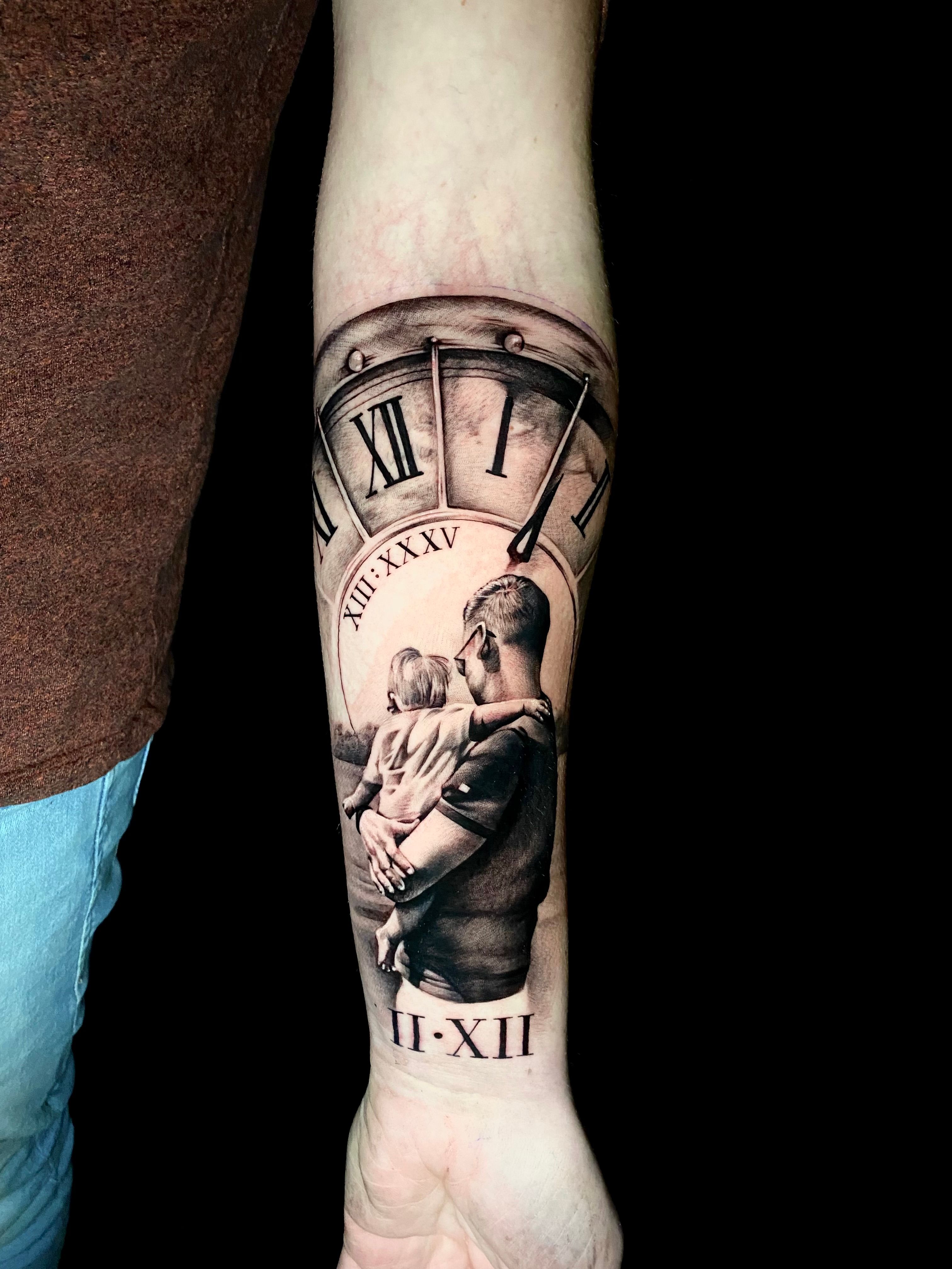 Father daughter tattoo