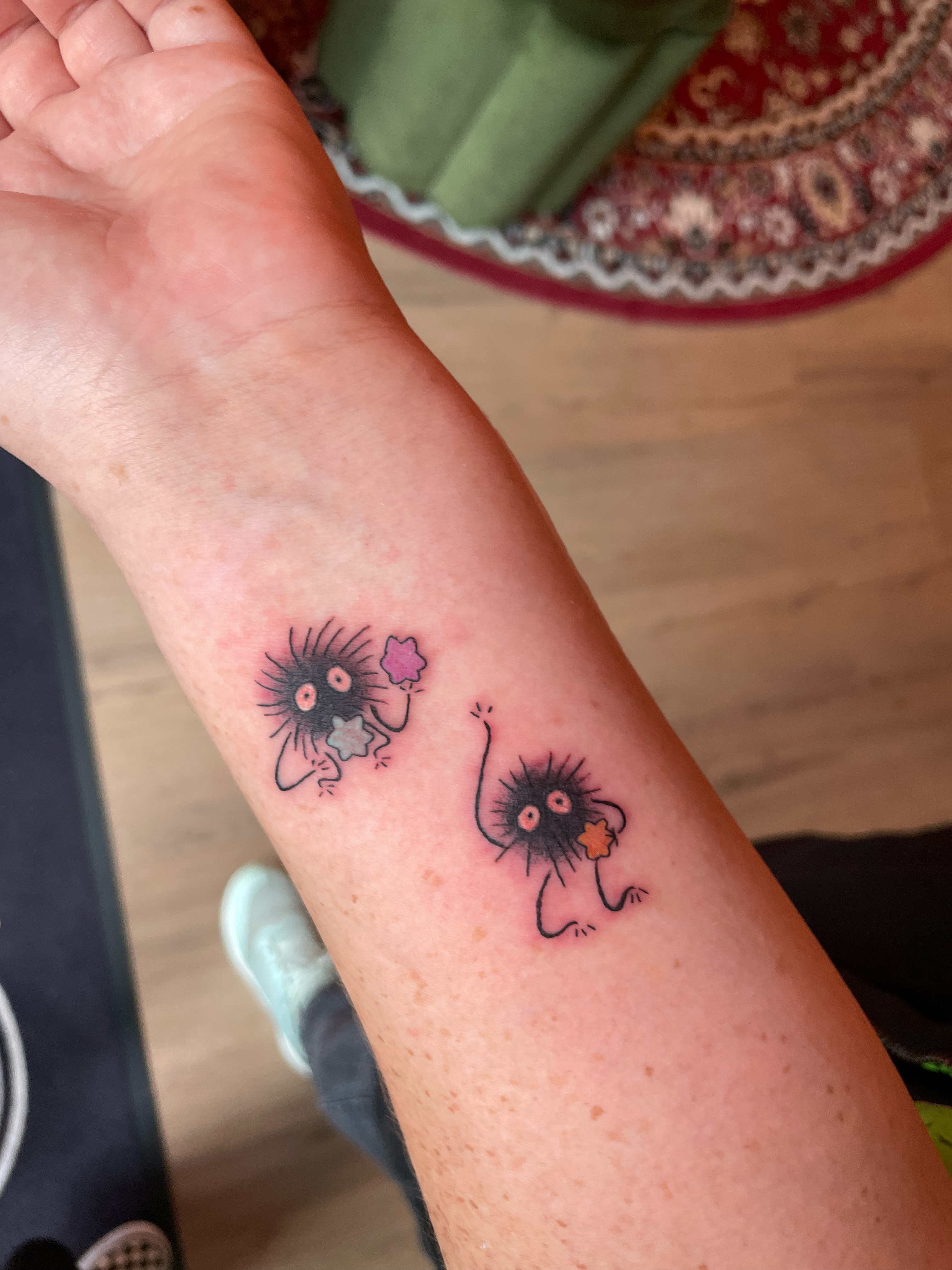 Soot sprites uit Spirited Away