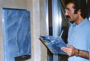 Behruz Bahadoori - Wallpaintings Austria - Mödling Credit Bank Interior Design