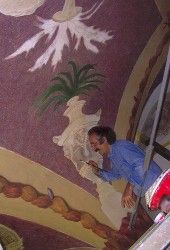 Behruz Bahadoori - Wallpaintings Austria - Vienna Interior Ministry Ceiling Painting