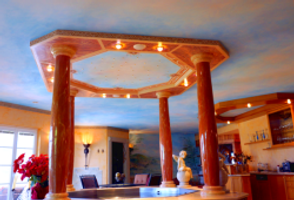 Behruz Bahadoori - Wallpaintings Austria Temple Pillar Ceiling Painting & Construction of Pillars