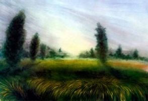 Comrades hand-colored lithography