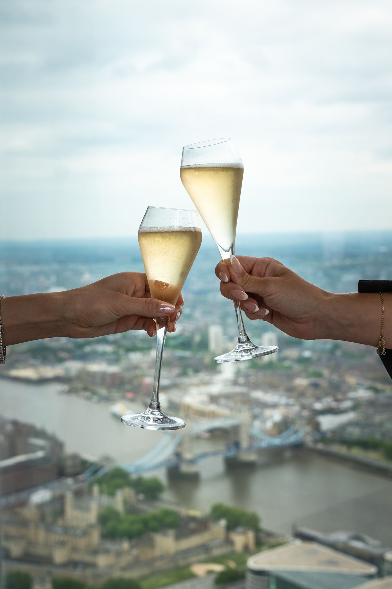 Two glasses of Champagne