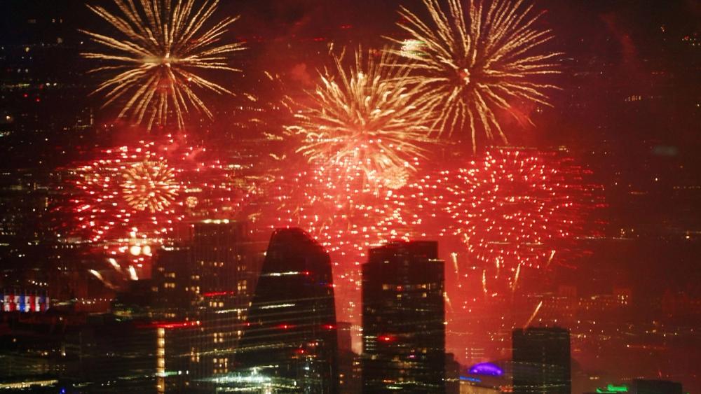 Fireworks from Horizon 22 NYE