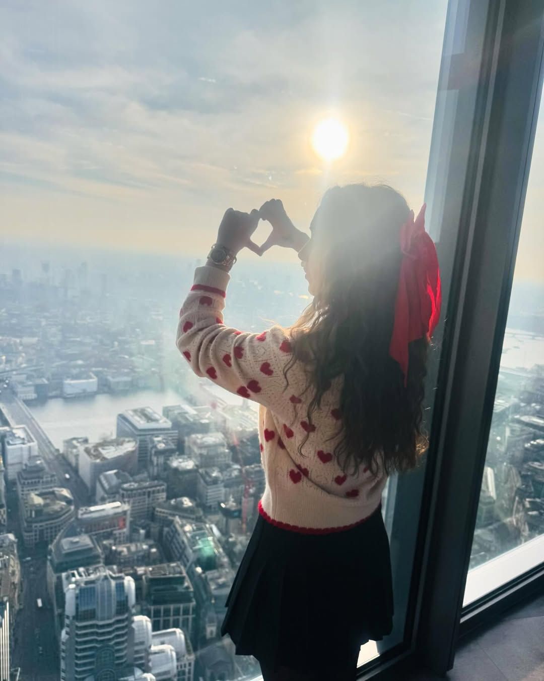 Young girl loving the view