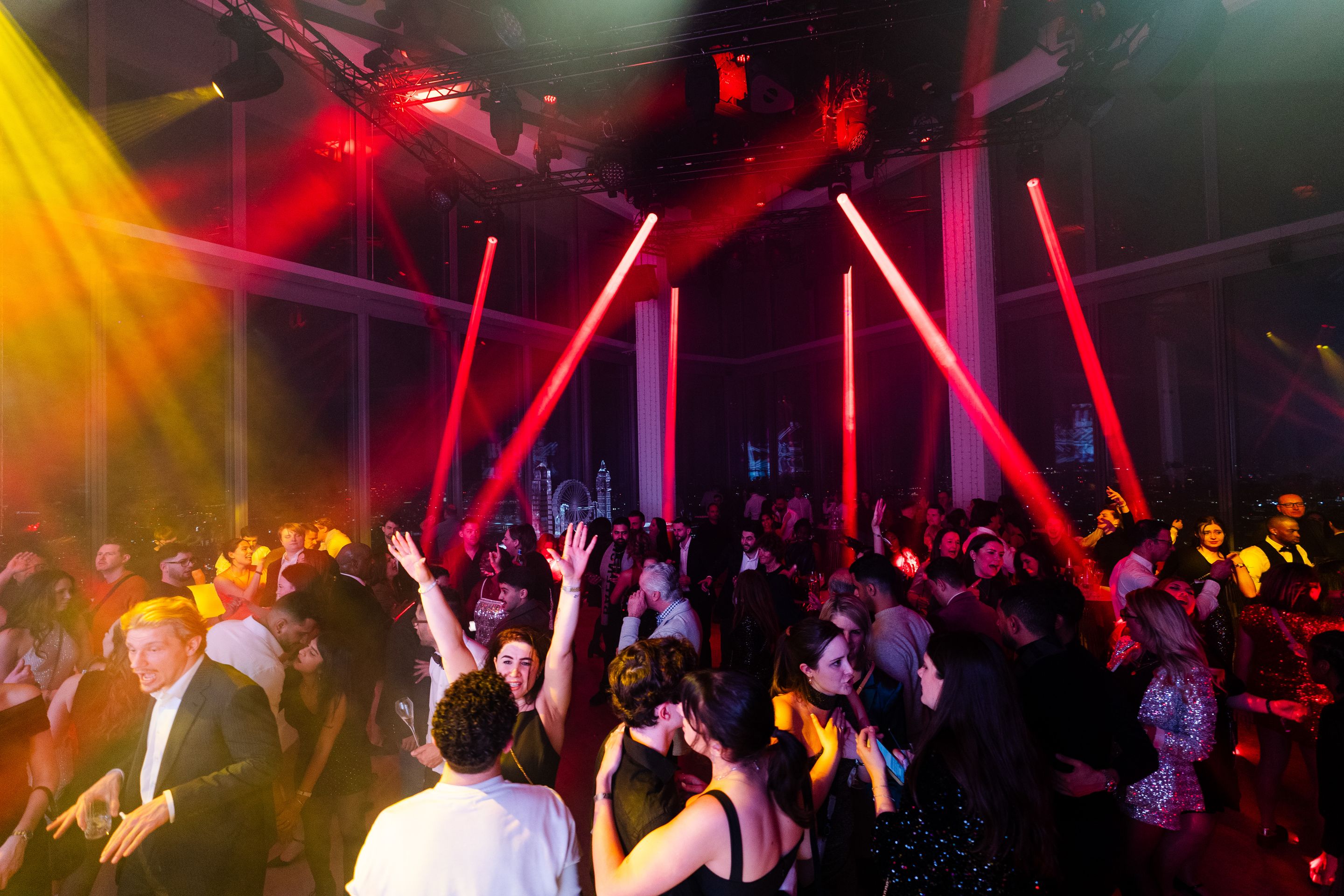 A reception event taking place at Horizon 22