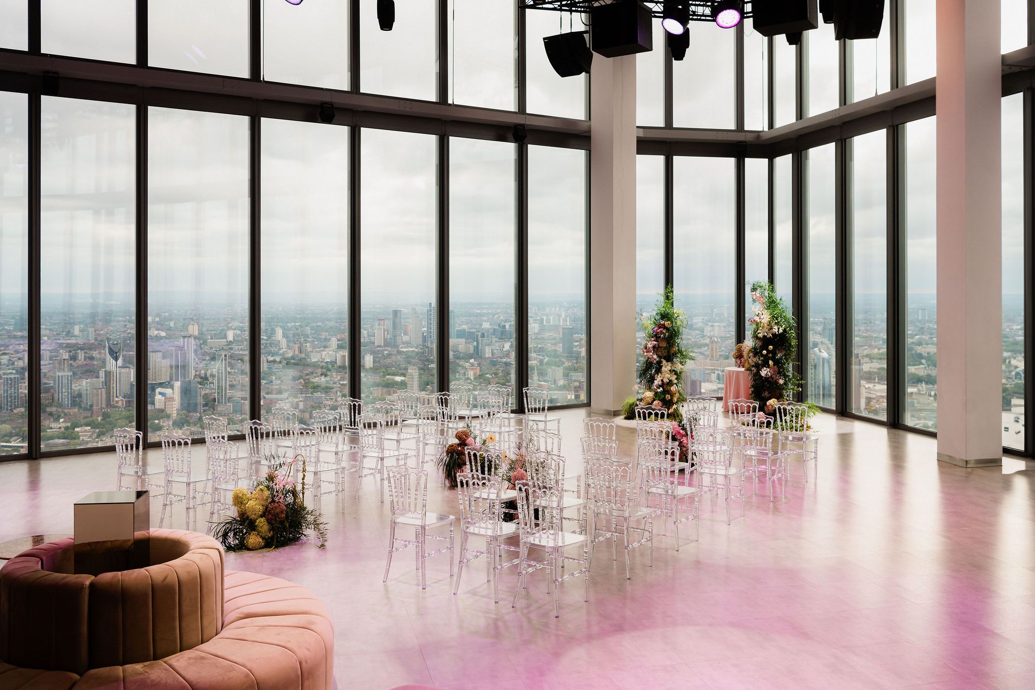 Wedding setup at Horizon 22