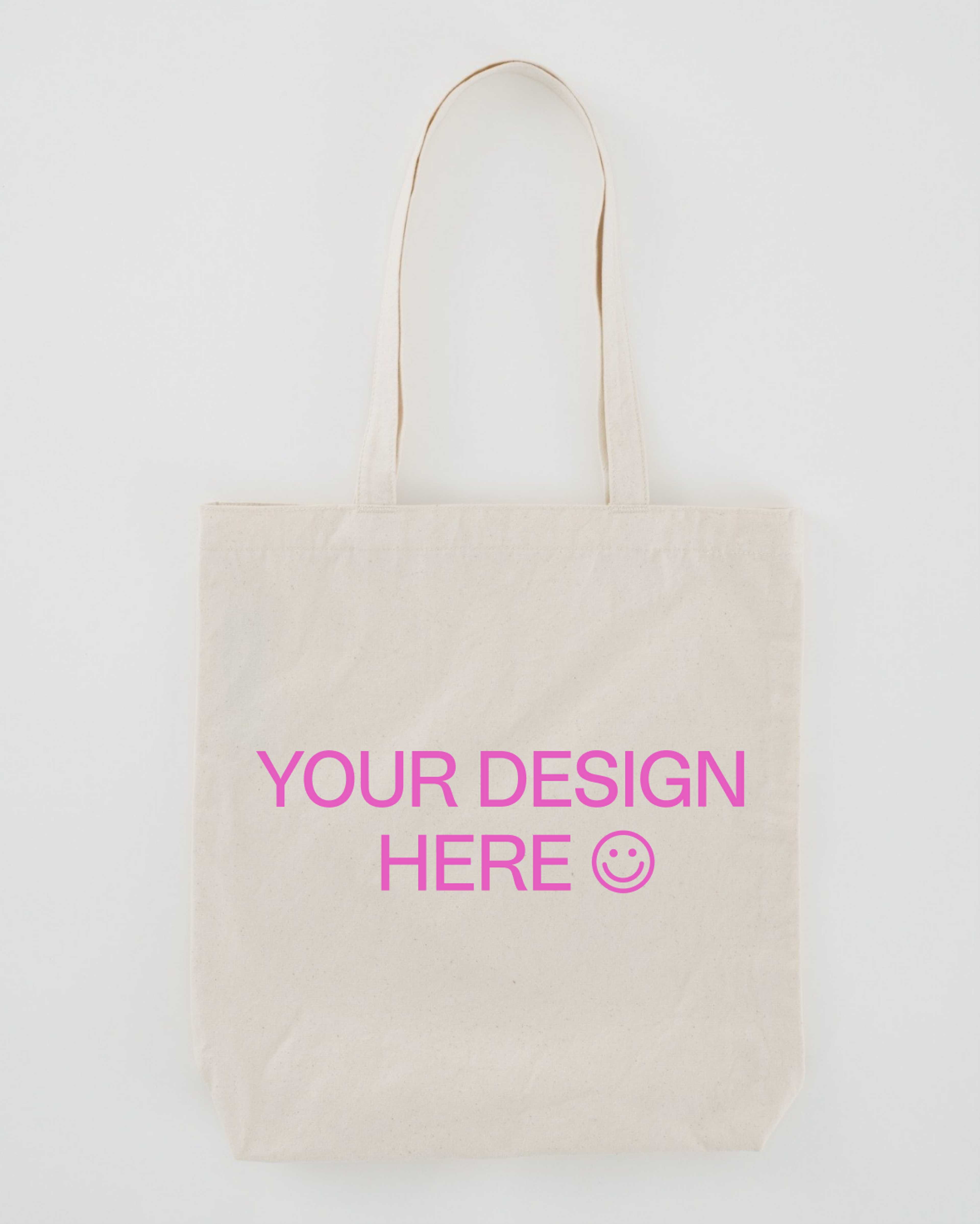 Design Your Own Custom Printed Large Canvas Tote Bag