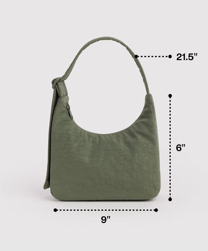 Mini Nylon Shoulder Bag Celadon - Baggu