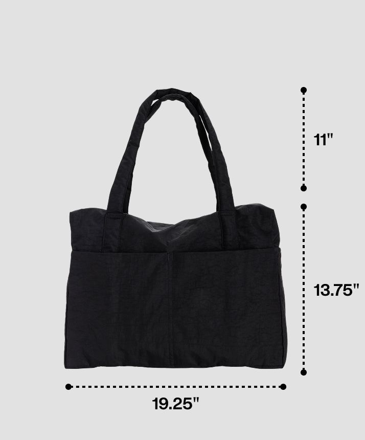 Small Cloud Carry-On Black - Baggu