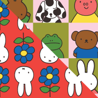 3D Zip Set Miffy - Baggu