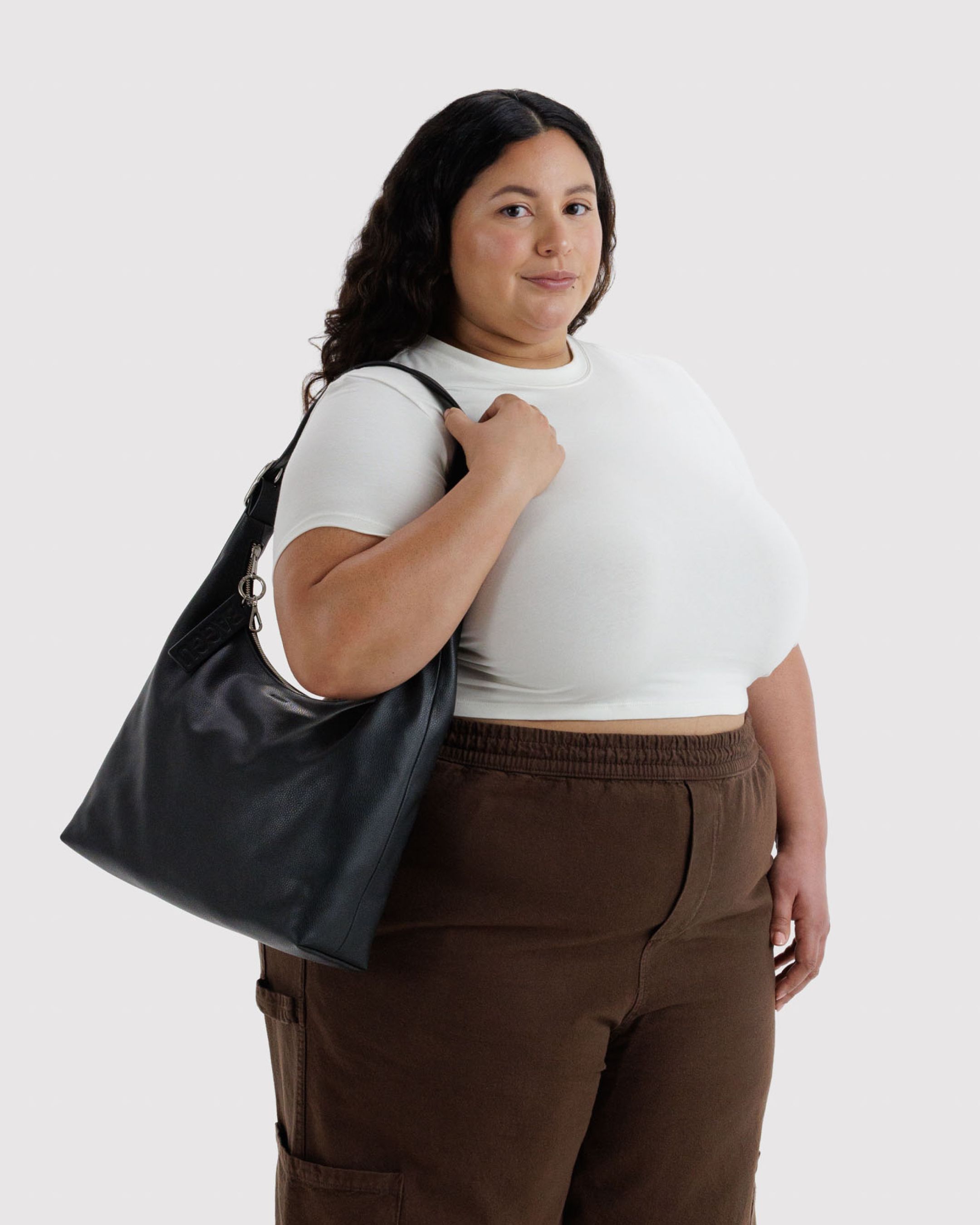 Recycled Leather Shoulder Bag