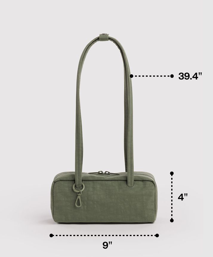 Medium Nylon Bowler Bag Coffee - Baggu
