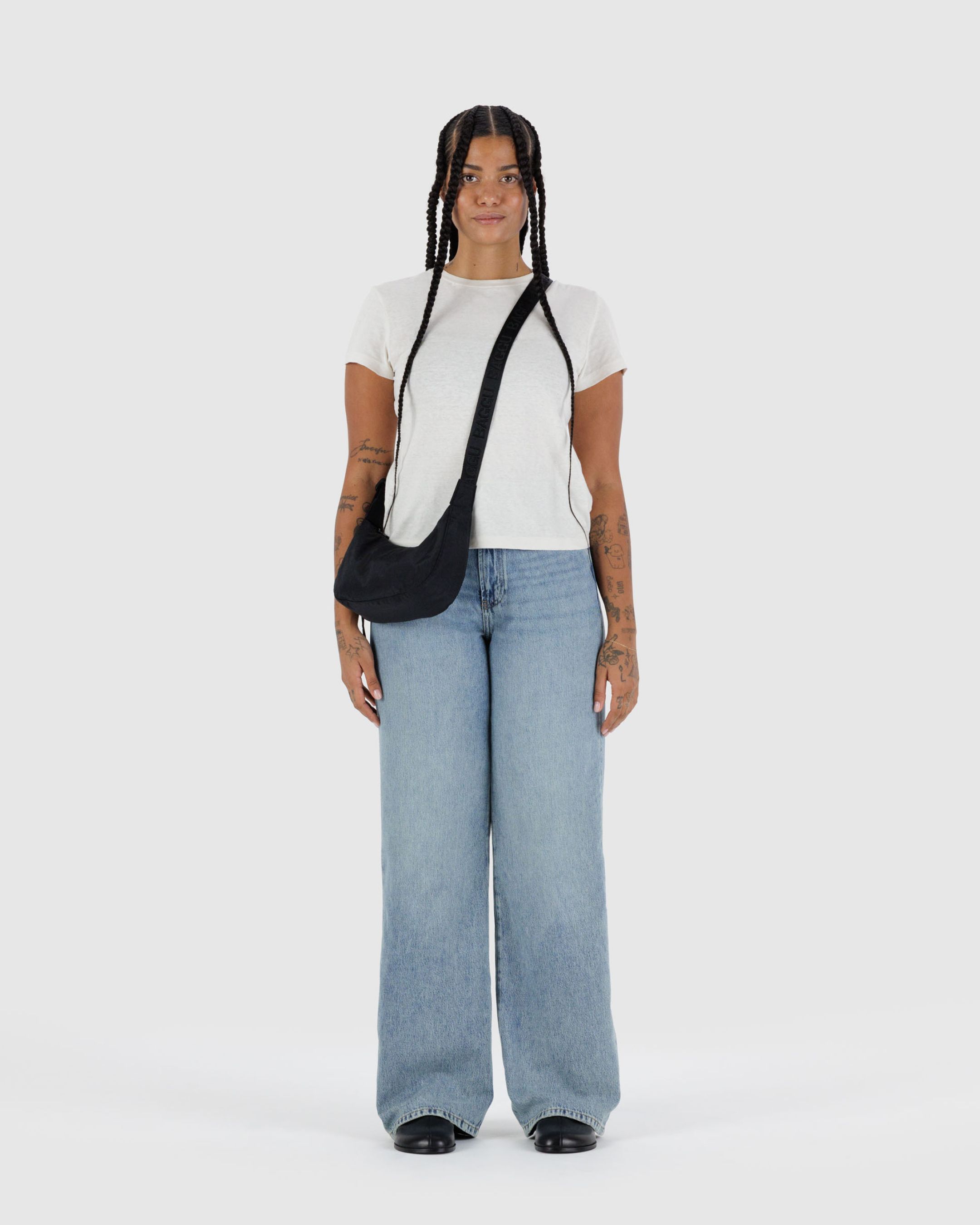 Small Nylon Crescent Bag