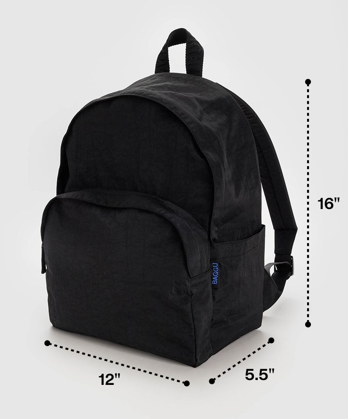baggu laptop backpack Large Nylon The Medium Nylon Baggu Backpack fits all the essentials for work or school BAGGU Large Nylon Backpack -