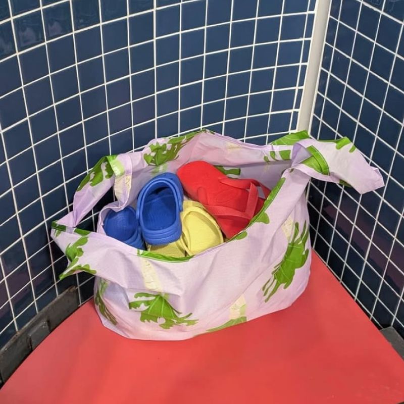 BAGGU ホールフィッシュ　チェックマーケット　エコバッグ　セット Standard Baggu Set of 3 Check Mix - Baggu