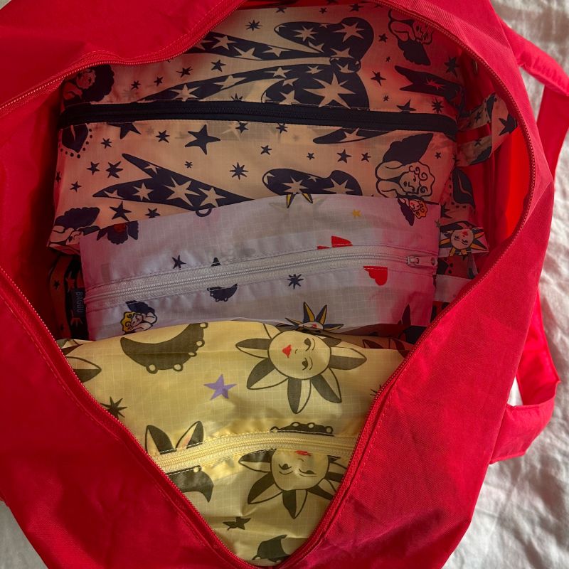 3D Zip Set Check Mix - Baggu