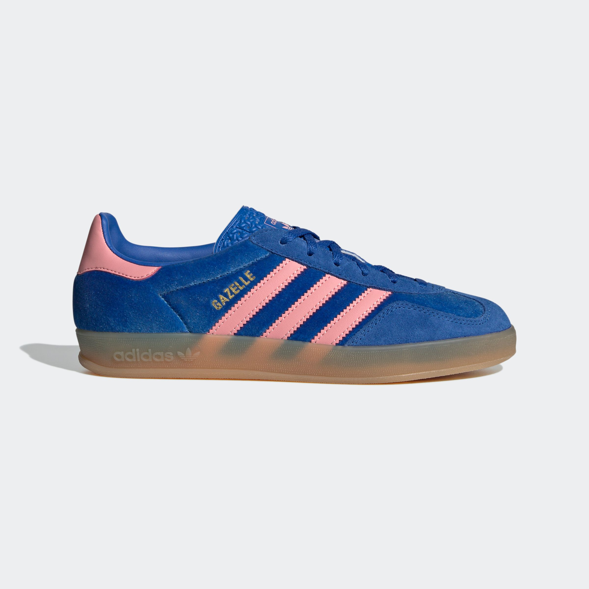 Adidas Gazelle Indoor W: Blau / Pink - - STAB Schuhe, günstige Schuhe, Sneaker kaufen, damen sneaker sale, Streetwear Shop, Adidas Schuhe