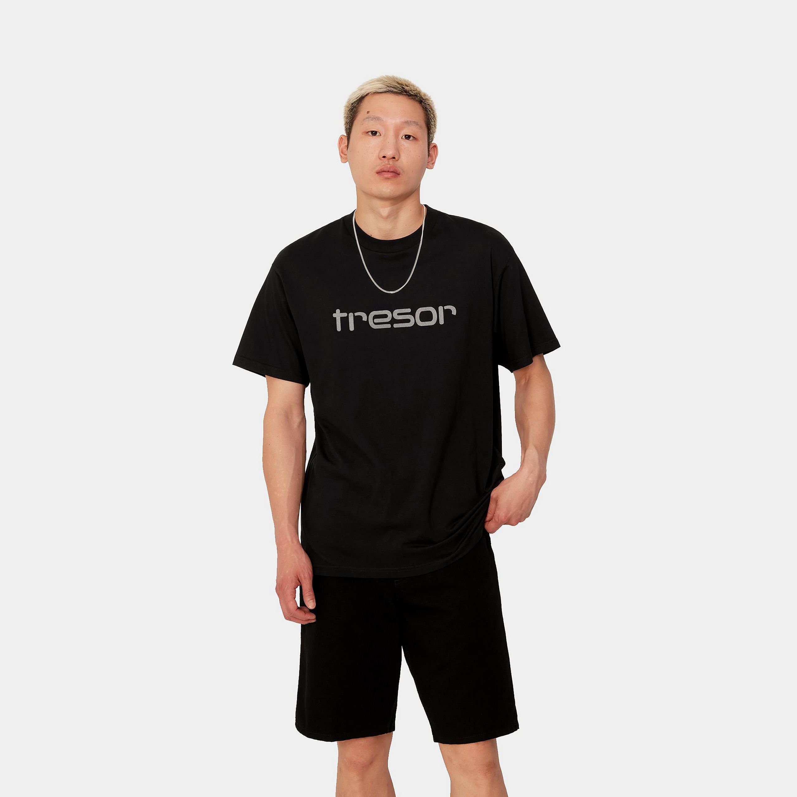 Carhartt WIP x TRESOR Techno Alliance S/S T-Shirt - Black / Dark Grey Reflective