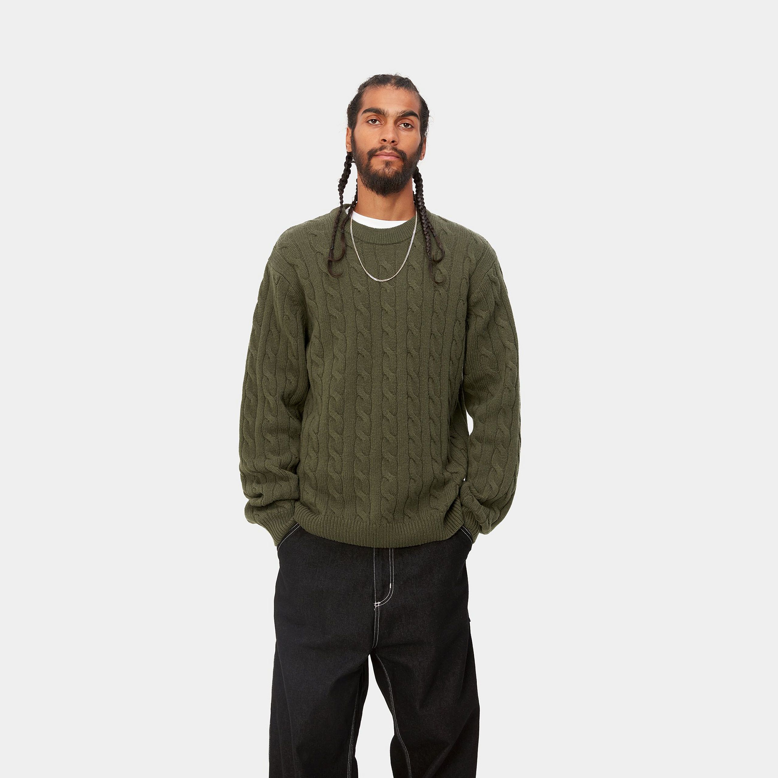 Carhartt WIP Cambell Sweater - Plant