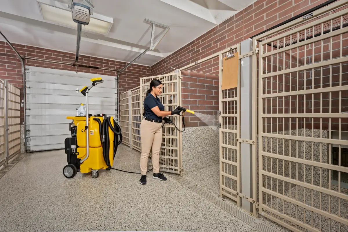 The Best Dog Kennel Cleaning System