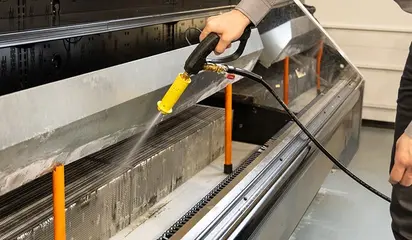 Adjustable Indoor Pressure Washer with Optional Chemical Injection