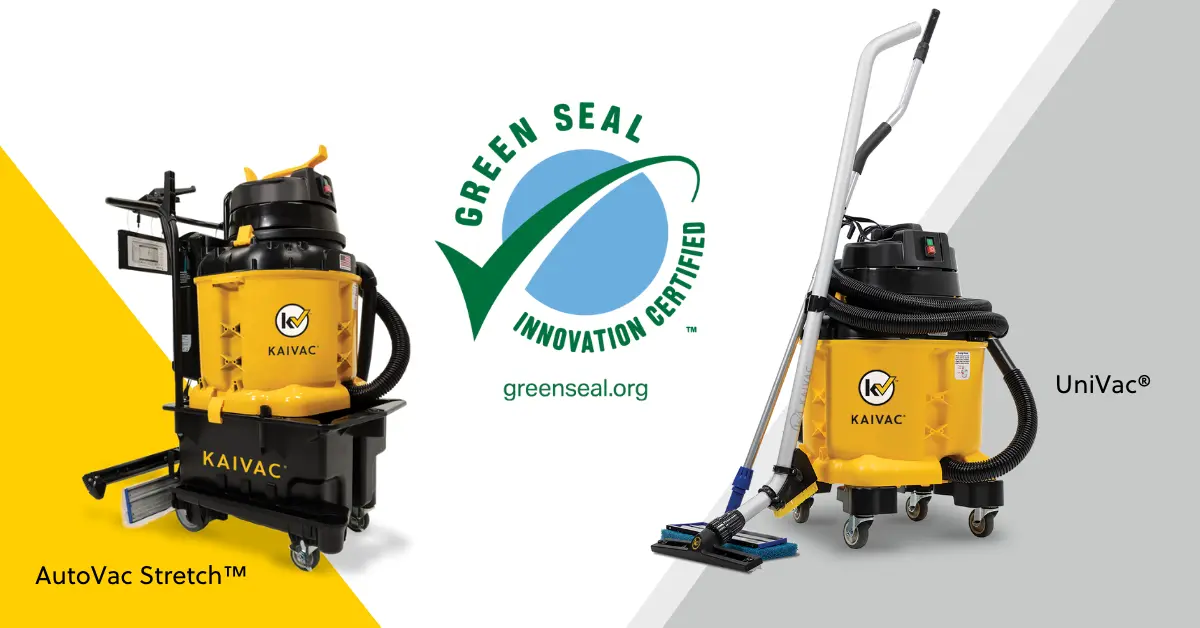 AutoVac Stretch and UniVac Earn Green Seal Innovation Certification