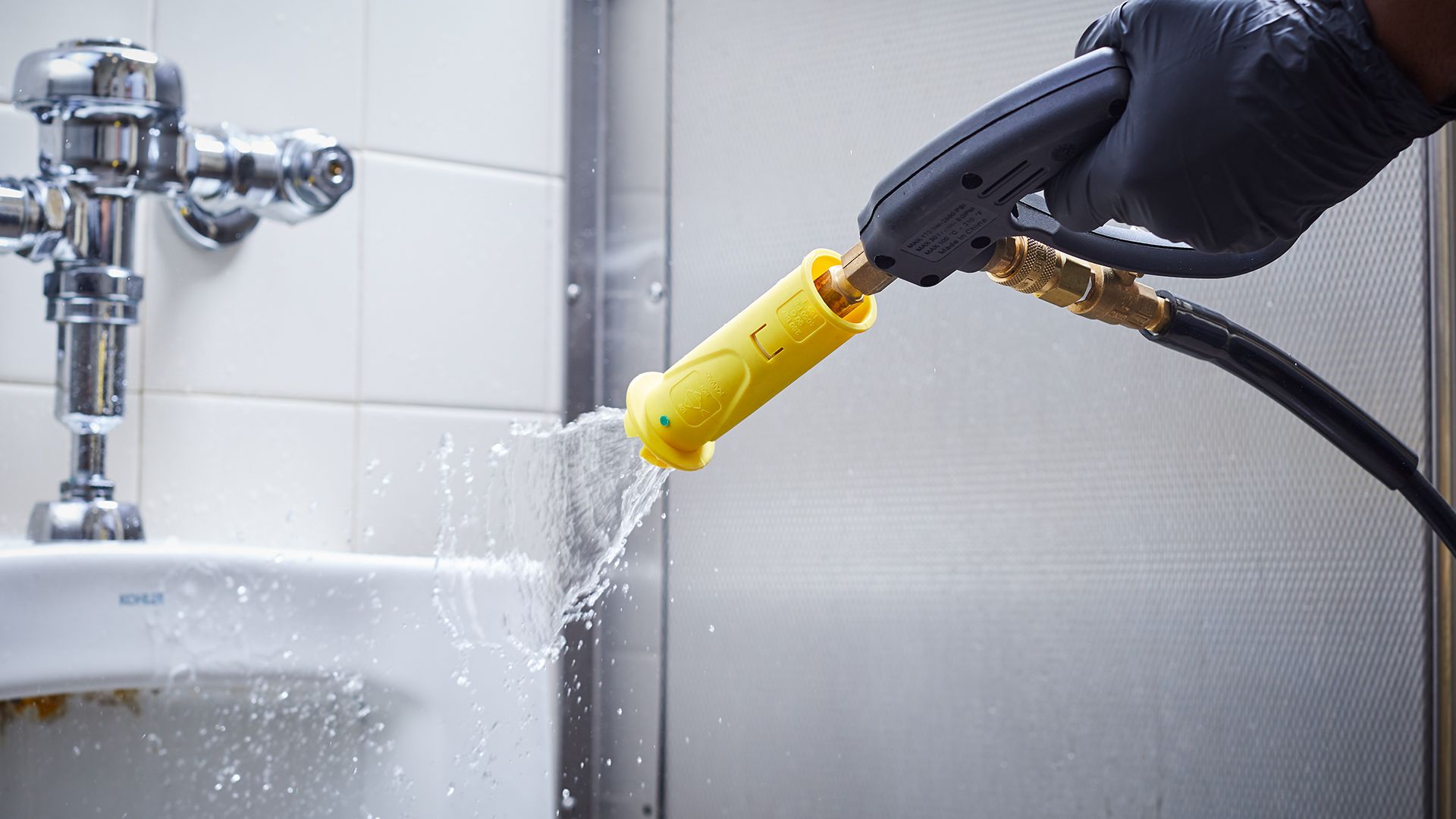 Indoor pressure washing