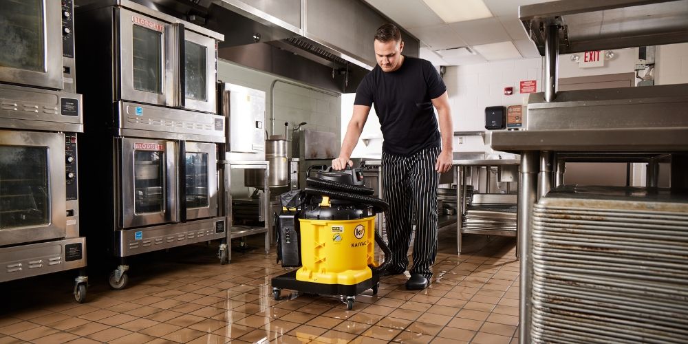 Beyond the Restroom: Kaivac for Fast, Easy, and Complete Kitchen Floor Care