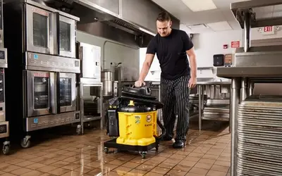 Beyond the Restroom: Kaivac for Fast, Easy, and Complete Kitchen Floor Care