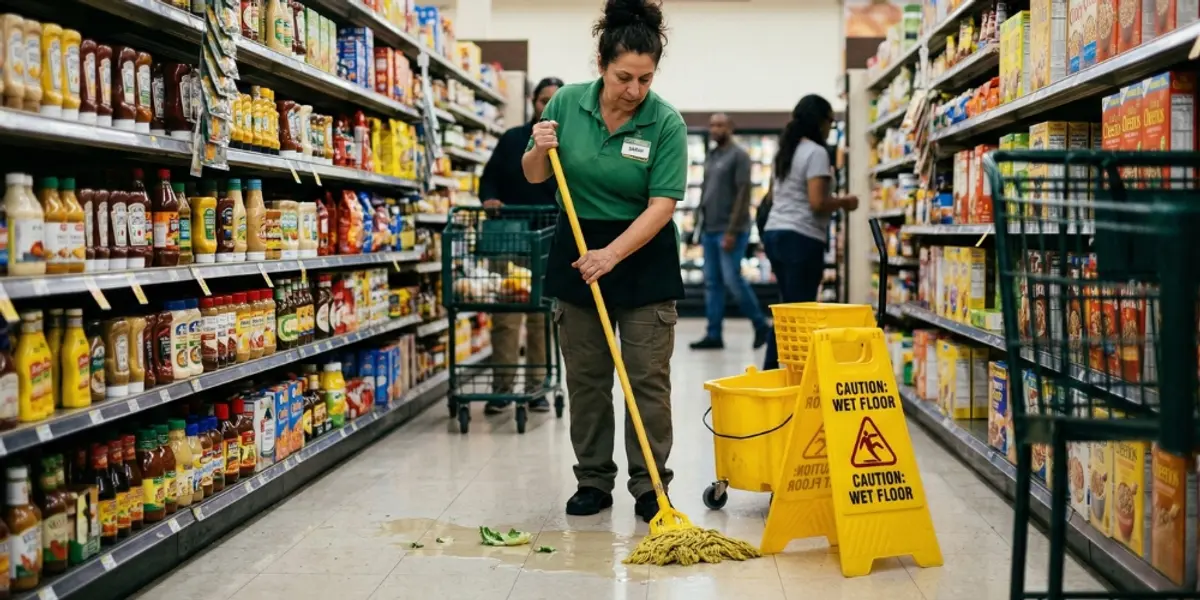 Sustainable Grocery Cleaning Starts with the System—Not the Supply Closet