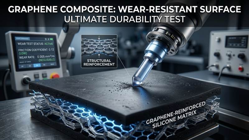 167. Wear-Resistant Graphene–Silicone Rubber Composites: Breaking the Friction Barrier