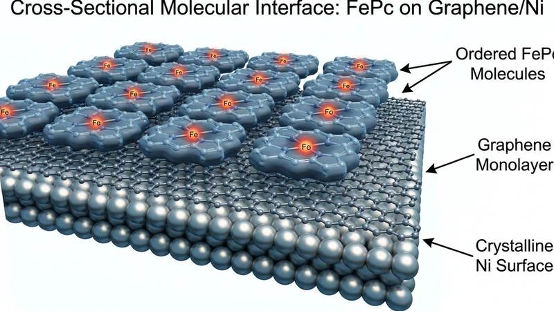 499. How Graphene Buffers Enable Ordered Molecular Spintronic Layers on Metal Surfaces