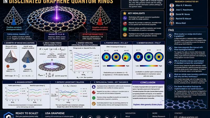 487. Topological Tuning and Information Entropy in Disclinated Graphene Quantum Rings