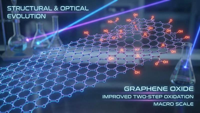 461. A Deep Dive into the Structural and Optical Evolution of Graphene Oxide via a Two-Step Oxidation Route
