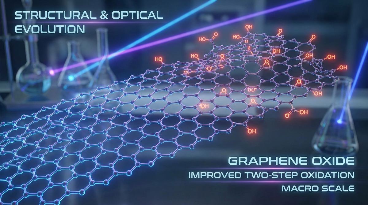 461. A Deep Dive into the Structural and Optical Evolution of Graphene Oxide via a Two-Step Oxidation Route