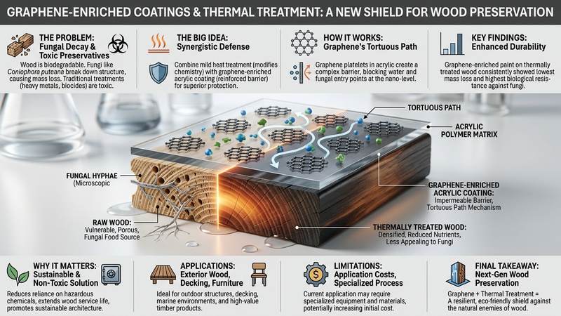 536. Graphene-Enriched Coatings and Thermal Treatment: A New Shield for Wood Preservation