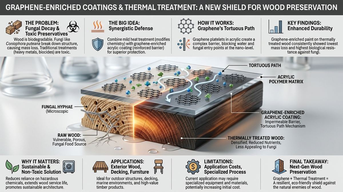 536. Graphene-Enriched Coatings and Thermal Treatment: A New Shield for Wood Preservation