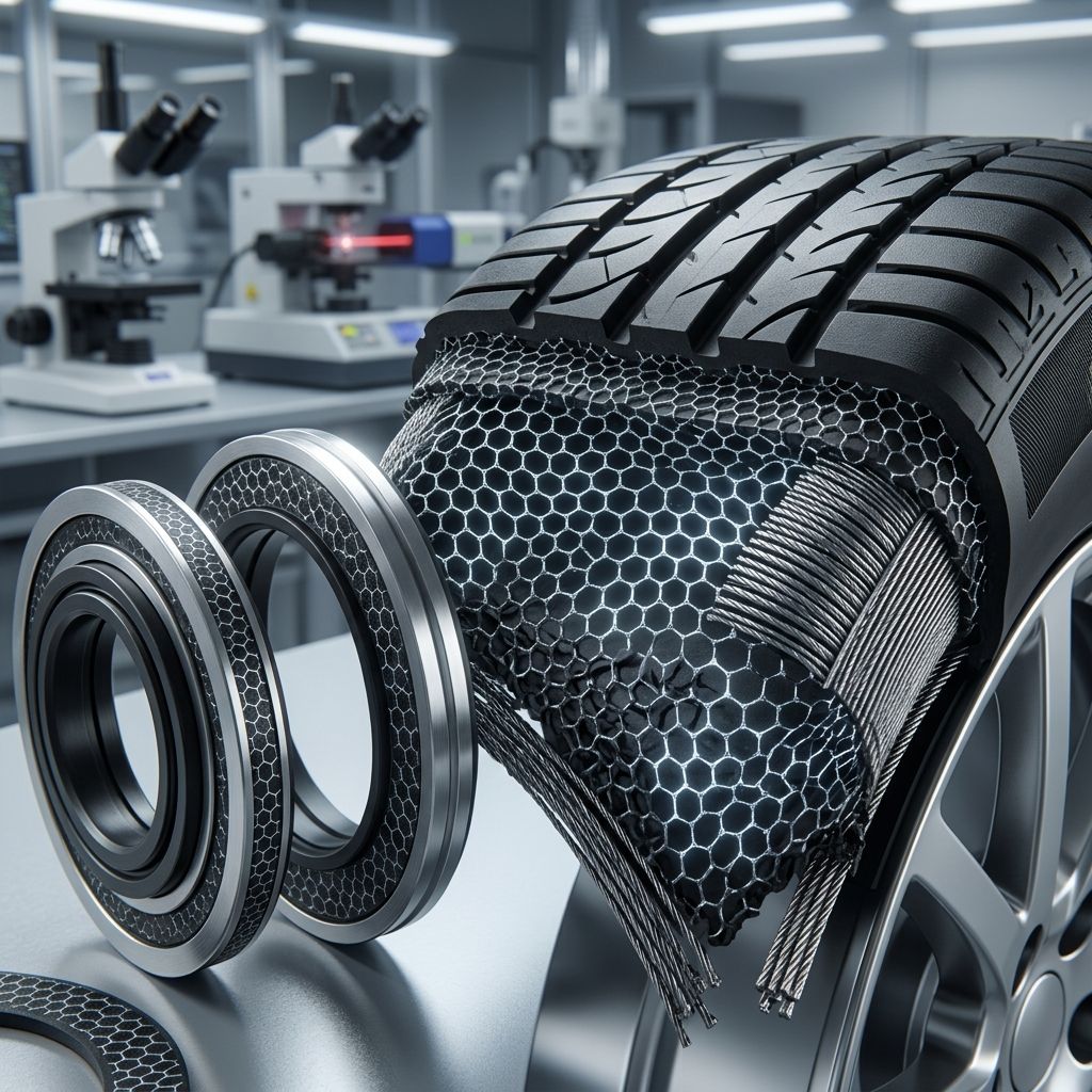 127. Graphene in Rubber Compounds: Tires, Seals, Gaskets, and Wear-Resistant Elastomers