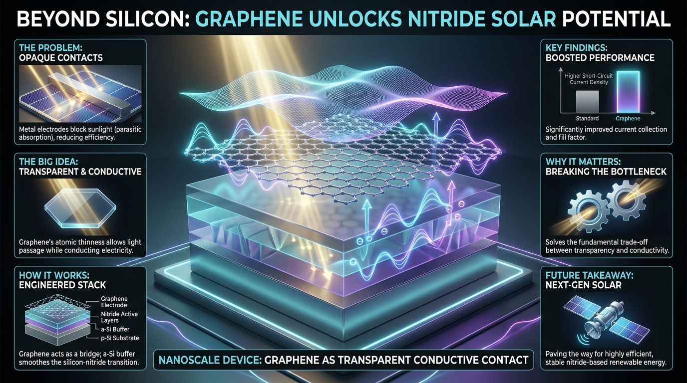 591. Beyond Silicon: Using Graphene to Unlock the Full Potential of Nitride Solar Cells